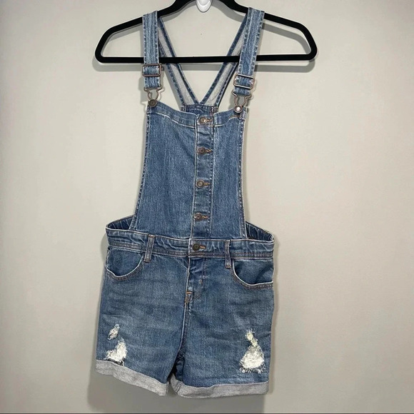 Cat and Jack Stretch Shortall Girls size  L 10/12 - Picture 1 of 11